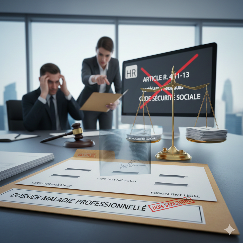 Dossiers de maladie professionnelle : Pourquoi l'absence de certificats médicaux ne fait plus tomber les procédures Dossiers de maladie professionnelle : Pourquoi l'absence de certificats médicaux ne fait plus tomber les procédures