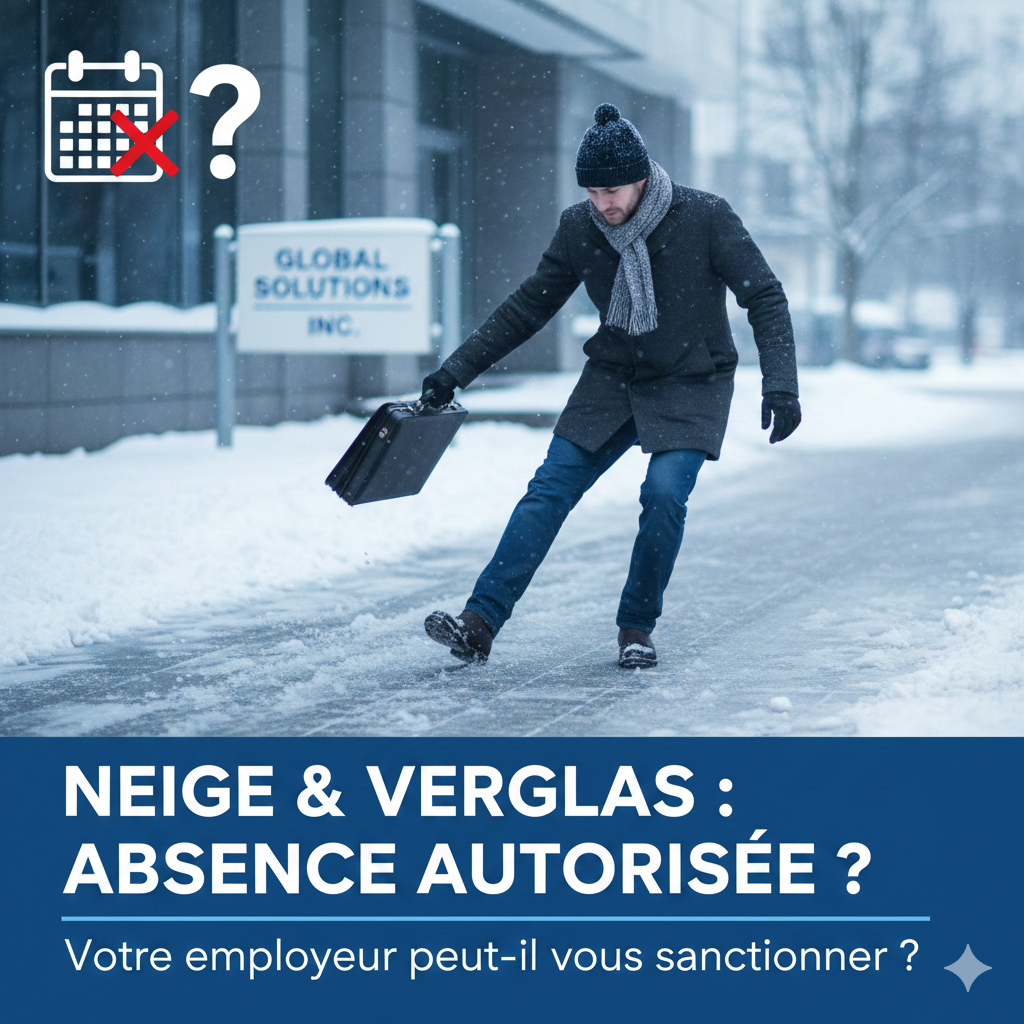 Alerte neige et verglas : Votre employeur peut-il vous sanctionner en cas d'absence ? Alerte neige et verglas : Votre employeur peut-il vous sanctionner en cas d'absence ?
